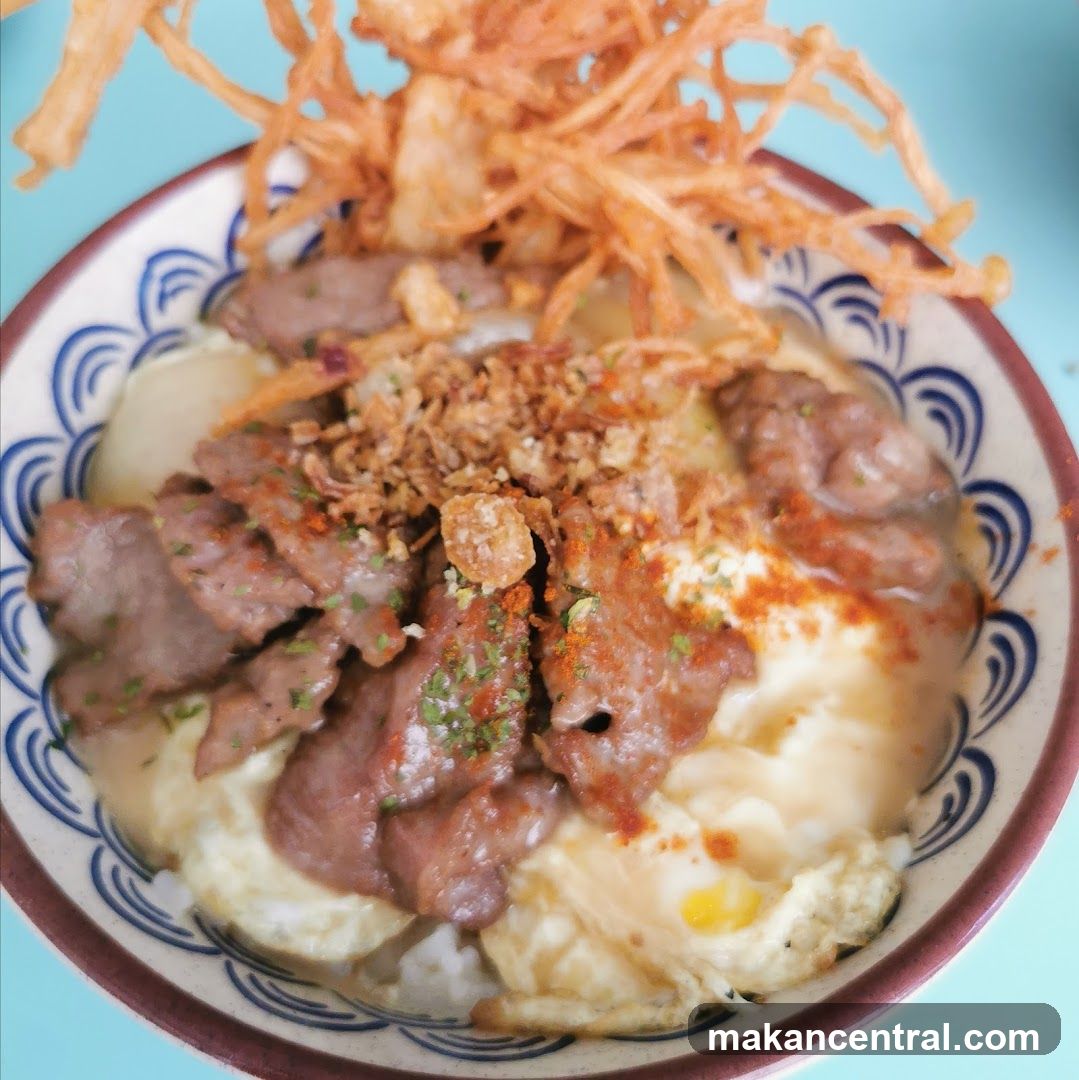 Beef and Egg Rice Bowl