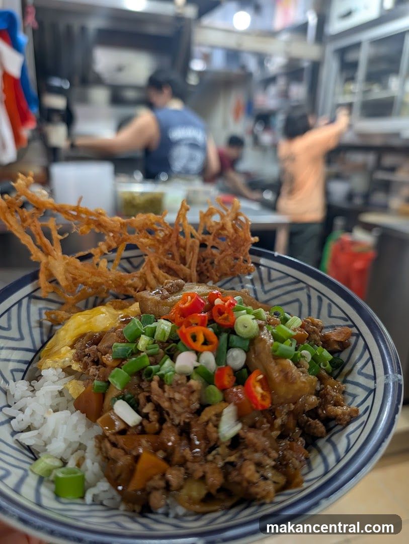 Minced Meat Rice Bowl