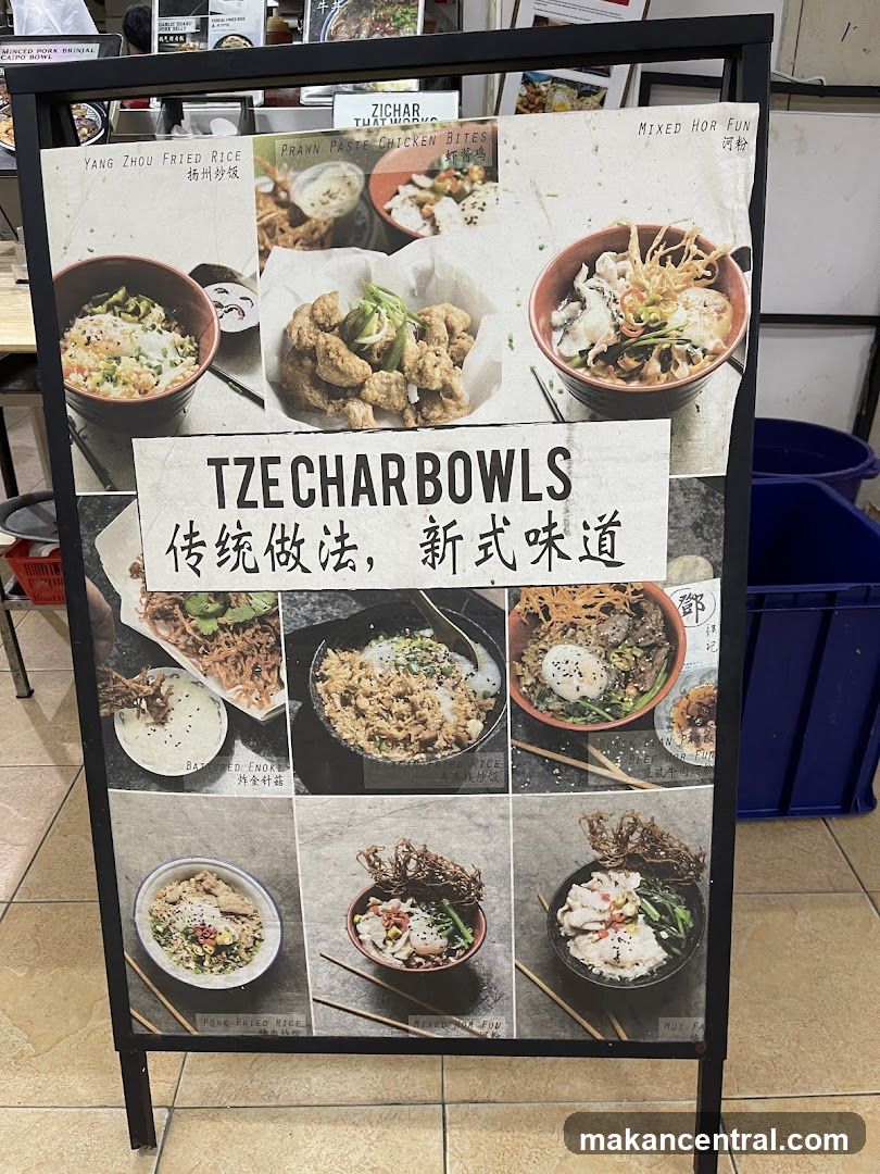 Tze Char Bowls Menu