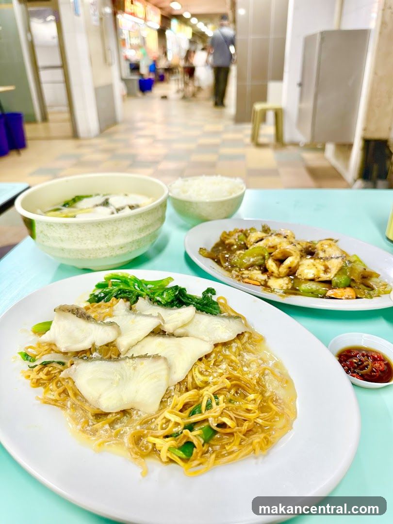 Dishes on a table