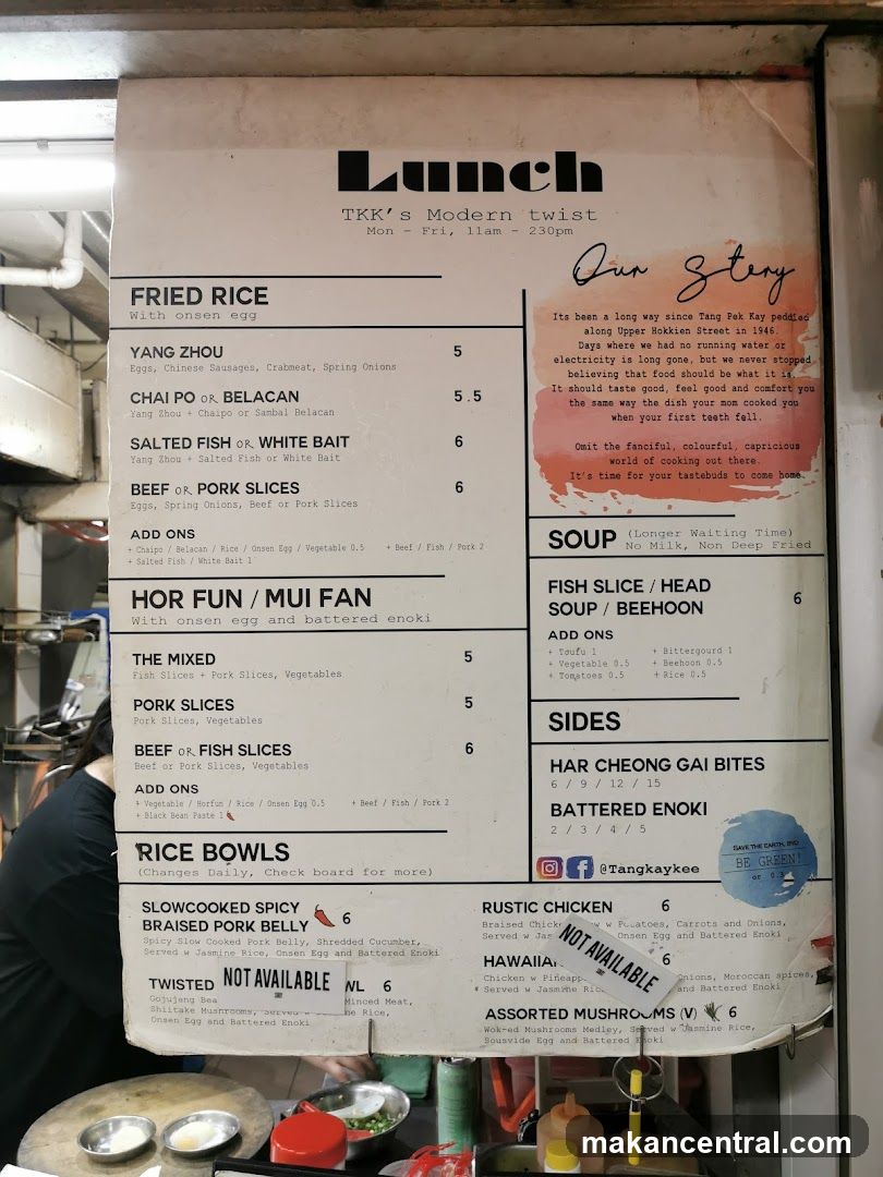 TKK's Modern twist Lunch