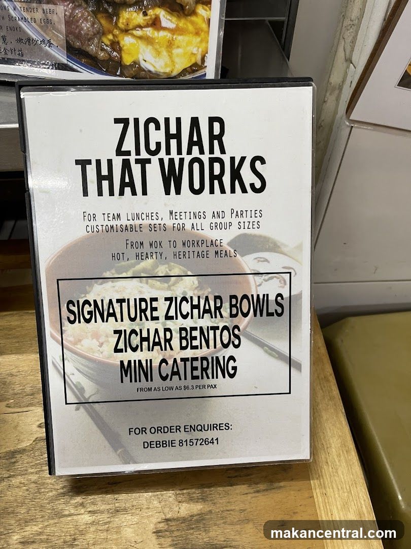 Zichar That Works Menu