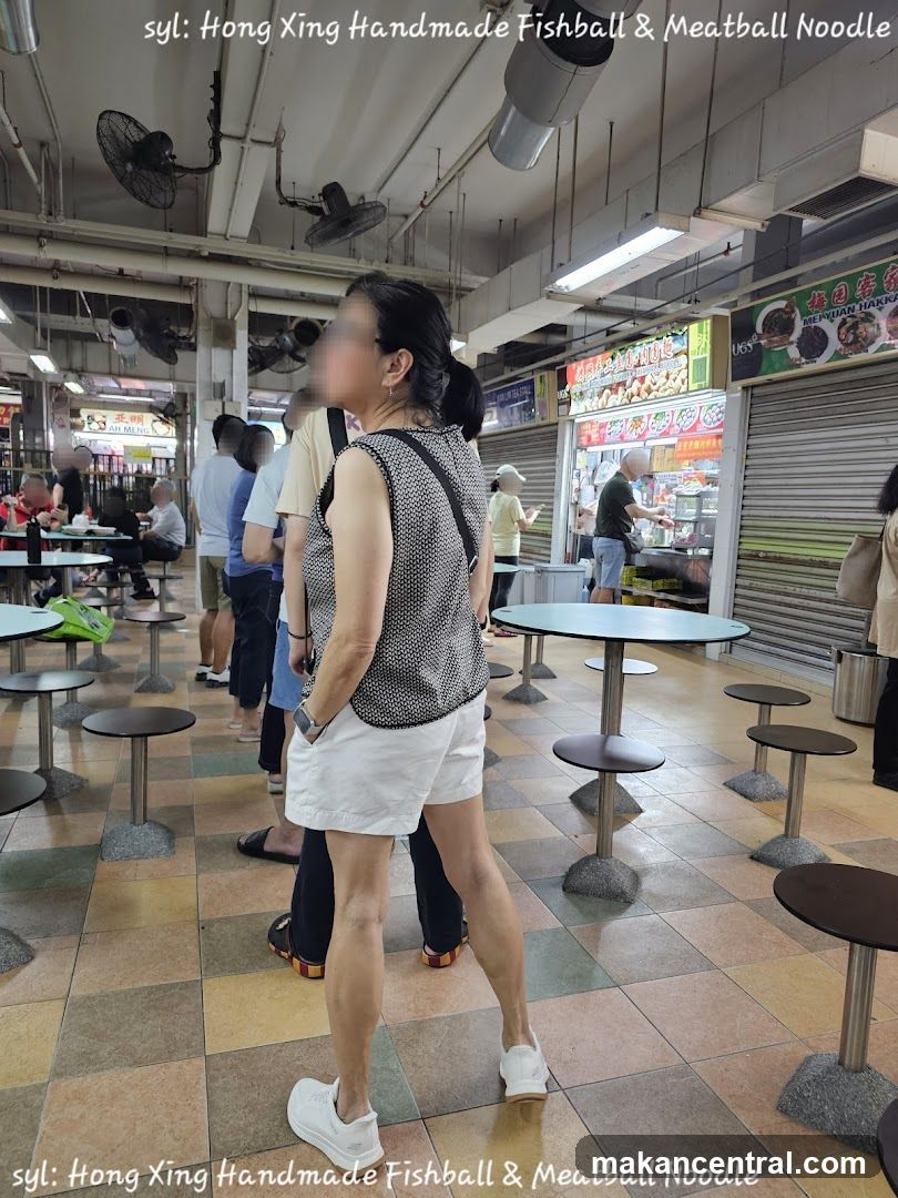 Food Stall with Customers