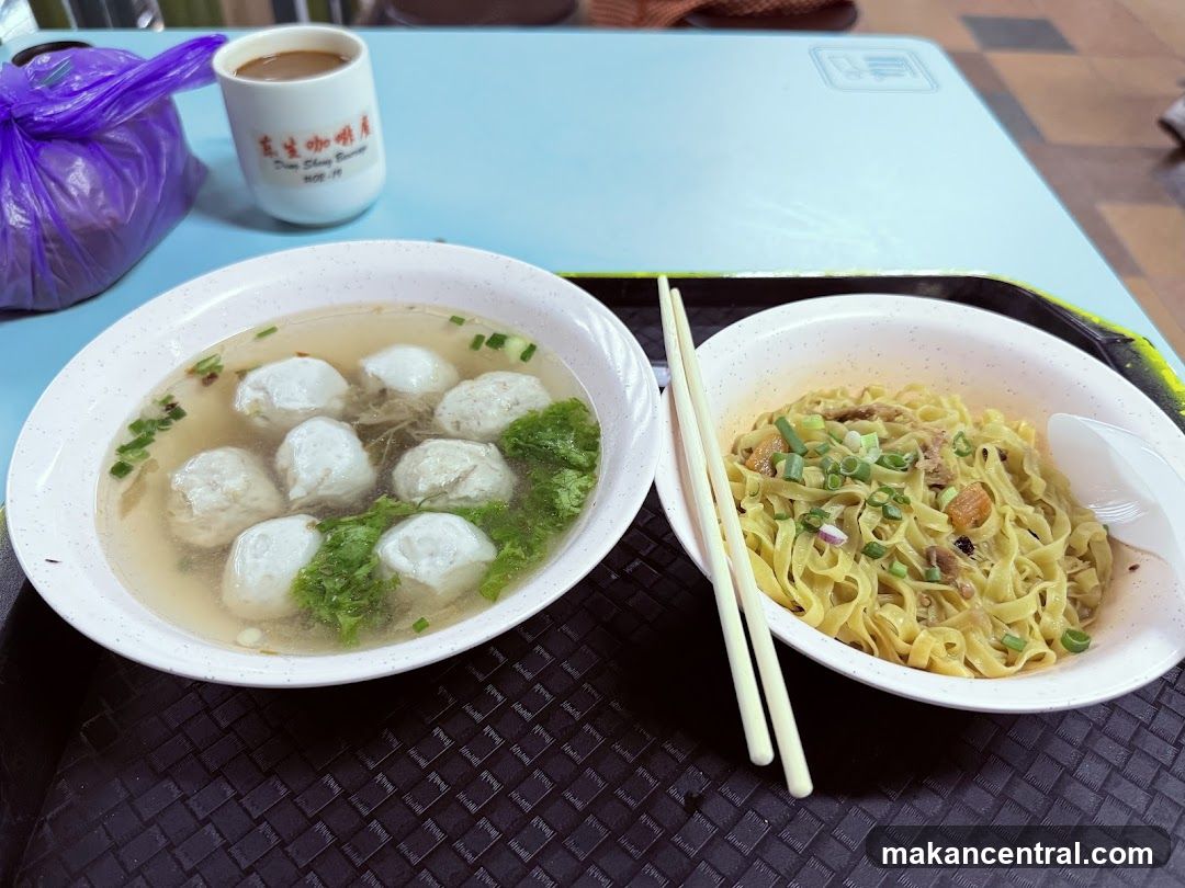Noodles and Fishball Soup
