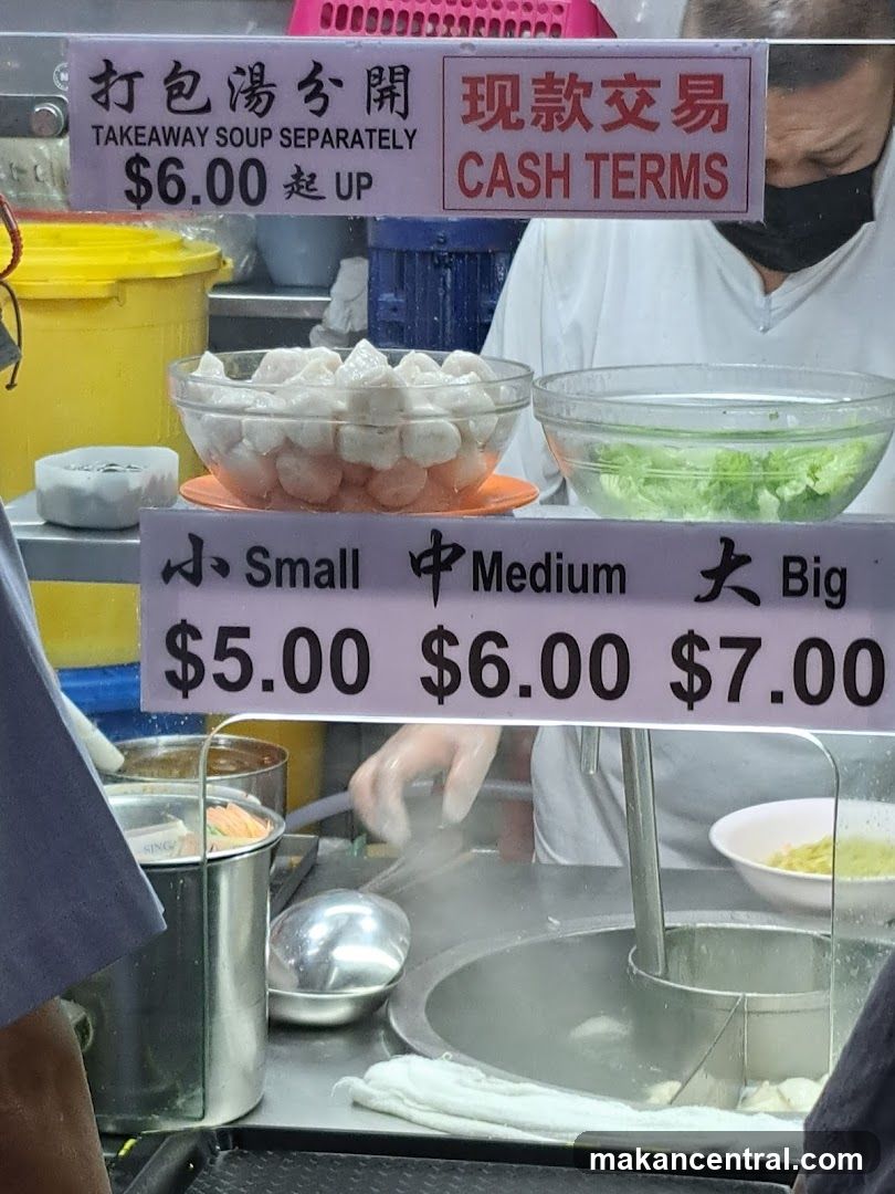 Food Stall Menu