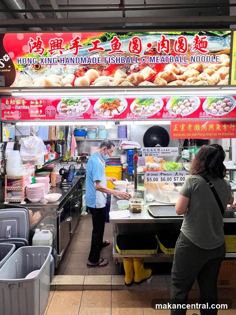 Hong Xing Handmade Fishball Meatball Noodle Stall