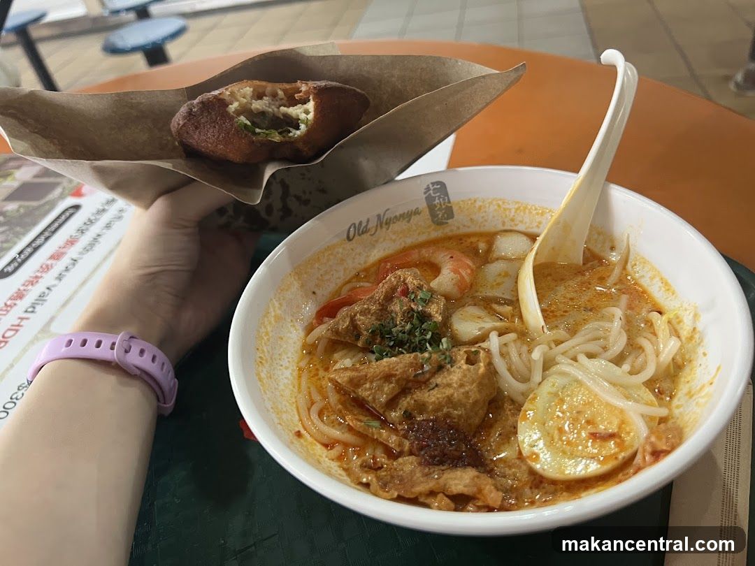 Laksa and Fried Snack
