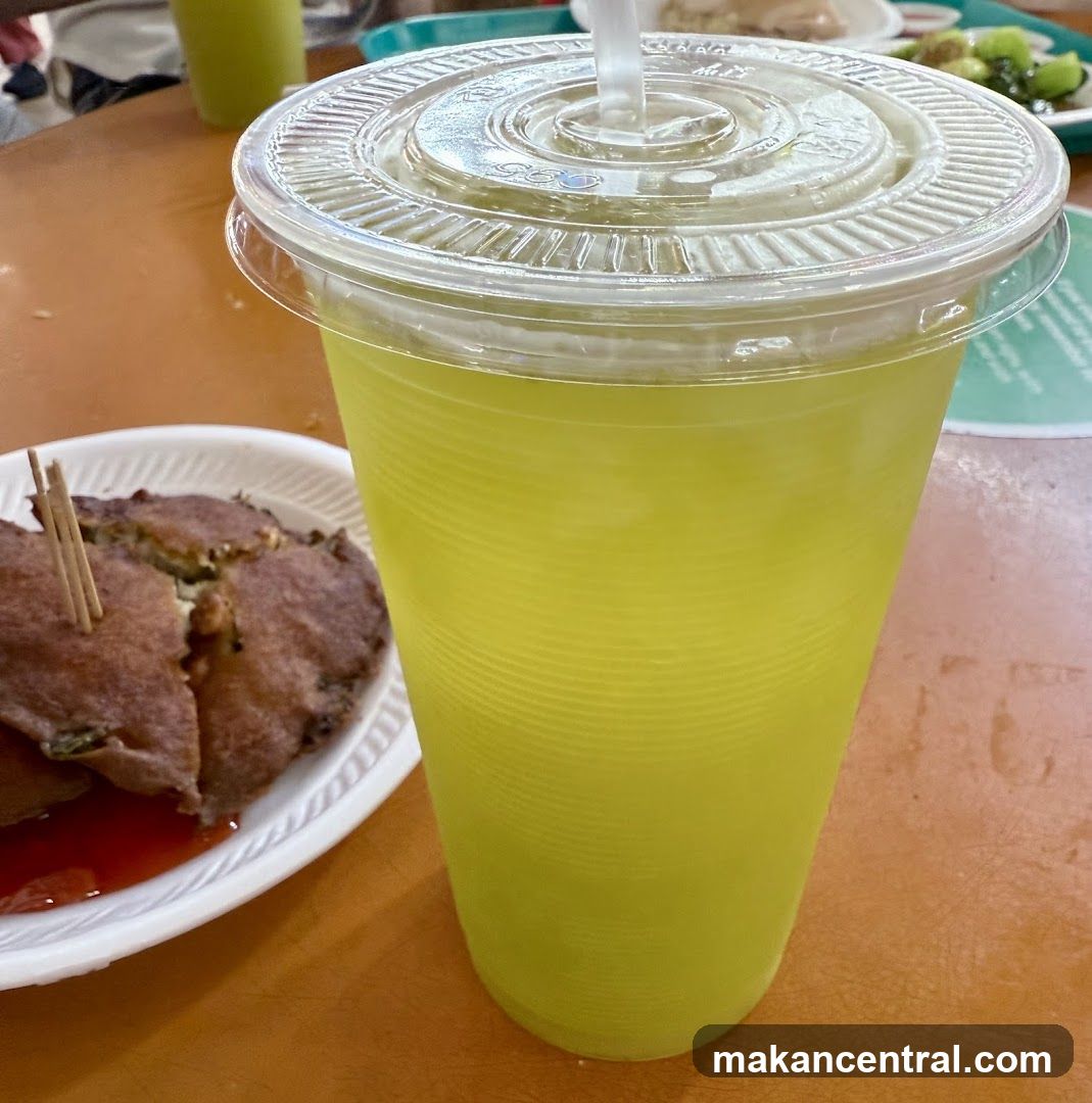 Sugarcane Juice and Fried Snack