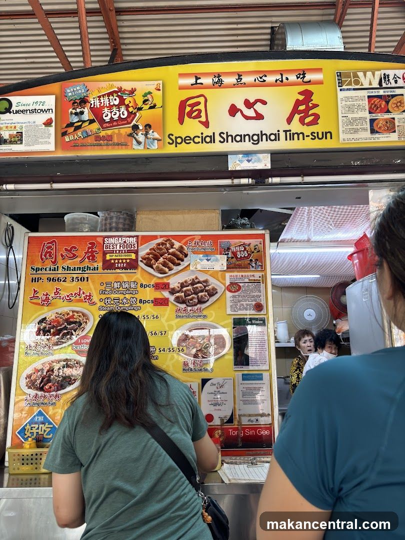 Special Shanghai Tim-sun Menu