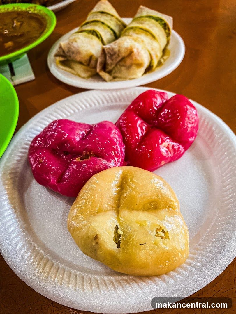 Colorful Dumplings and Spring Rolls