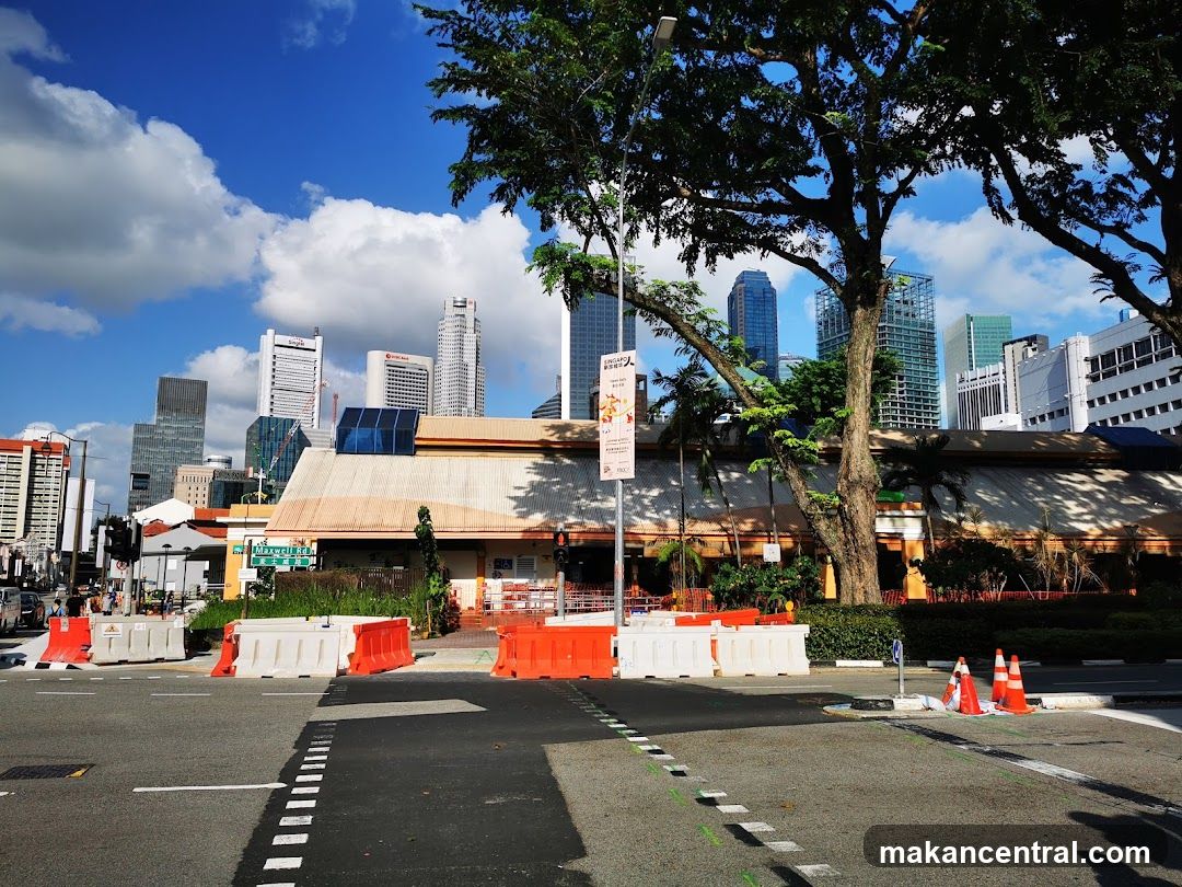 Street view with buildings and trees