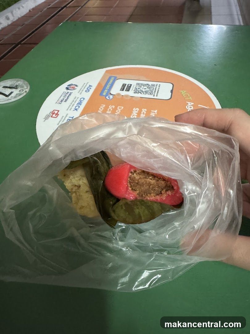 Food in a plastic bag