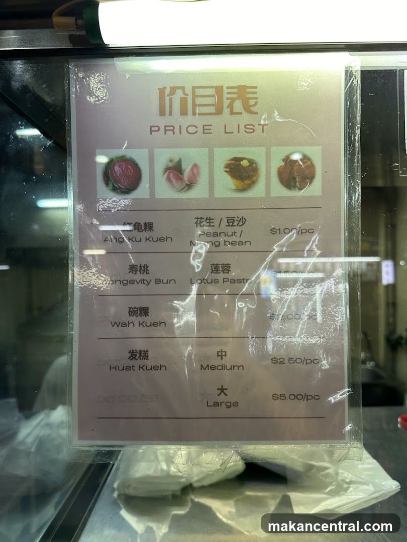 Price List