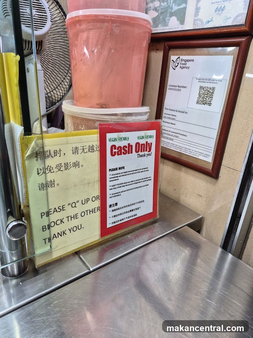Cash Only Sign