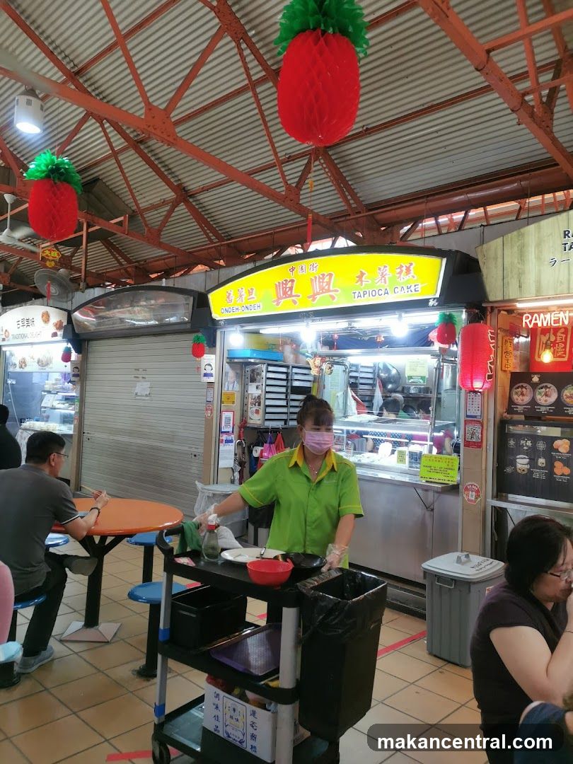 Food Stall with Tapioca Cake and Ramen