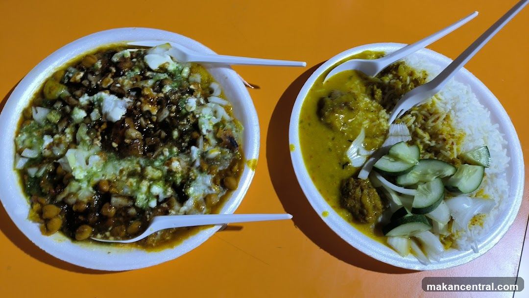 Two plates of food