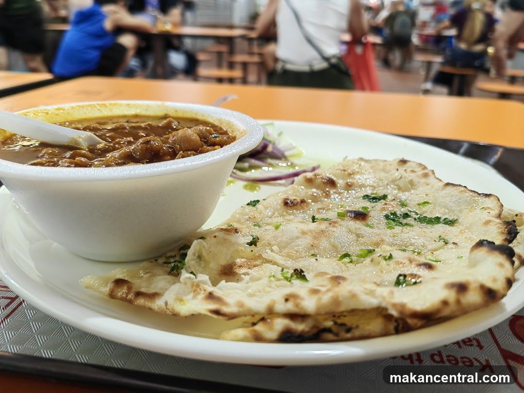 Chickpea Curry with Naan Bread