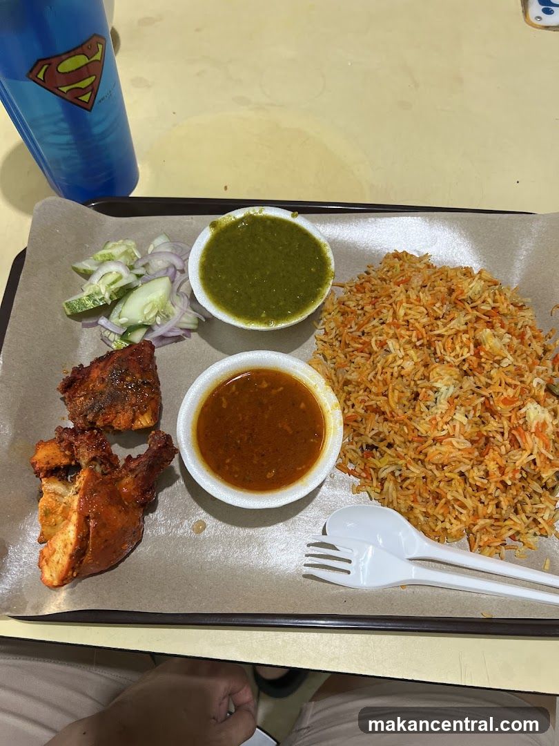 Chicken Biryani with Sides
