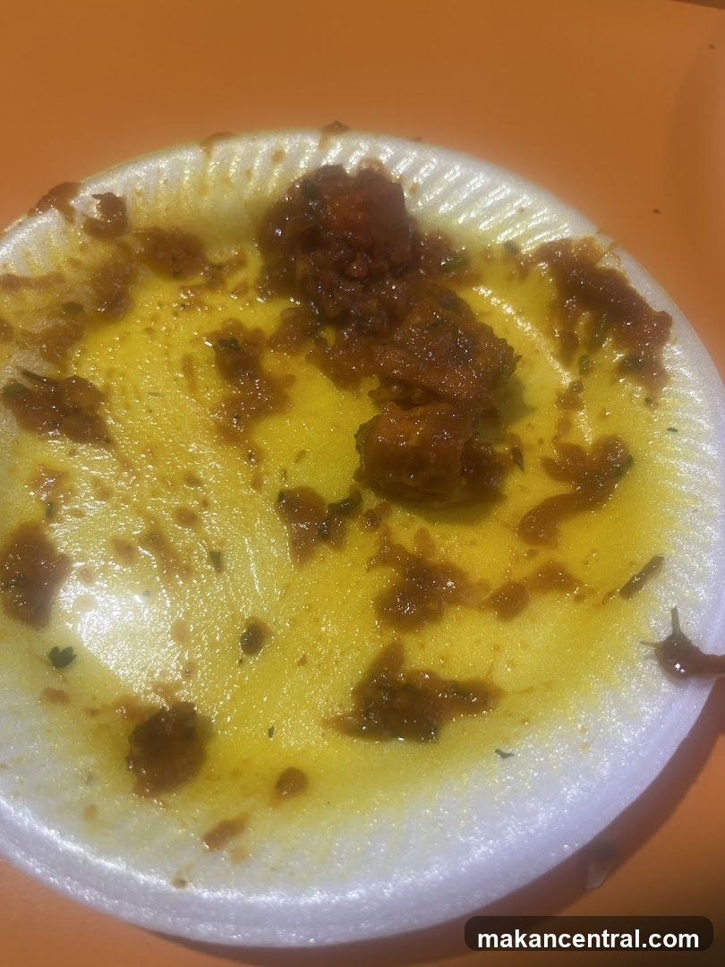Leftover Food on Plate