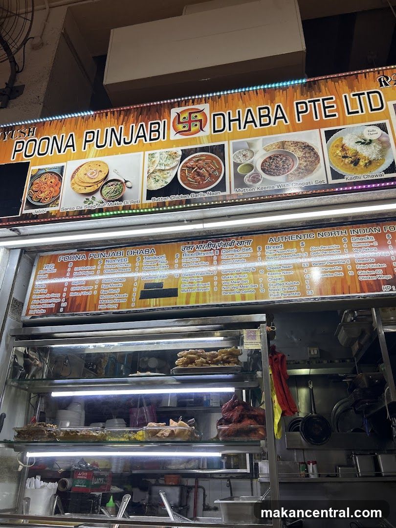 Poona Punjabi Dhaba Menu and Food Display