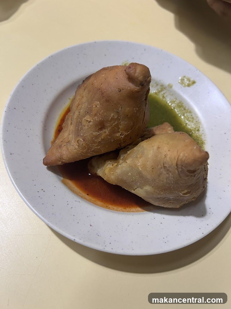 Samosas with Chutney