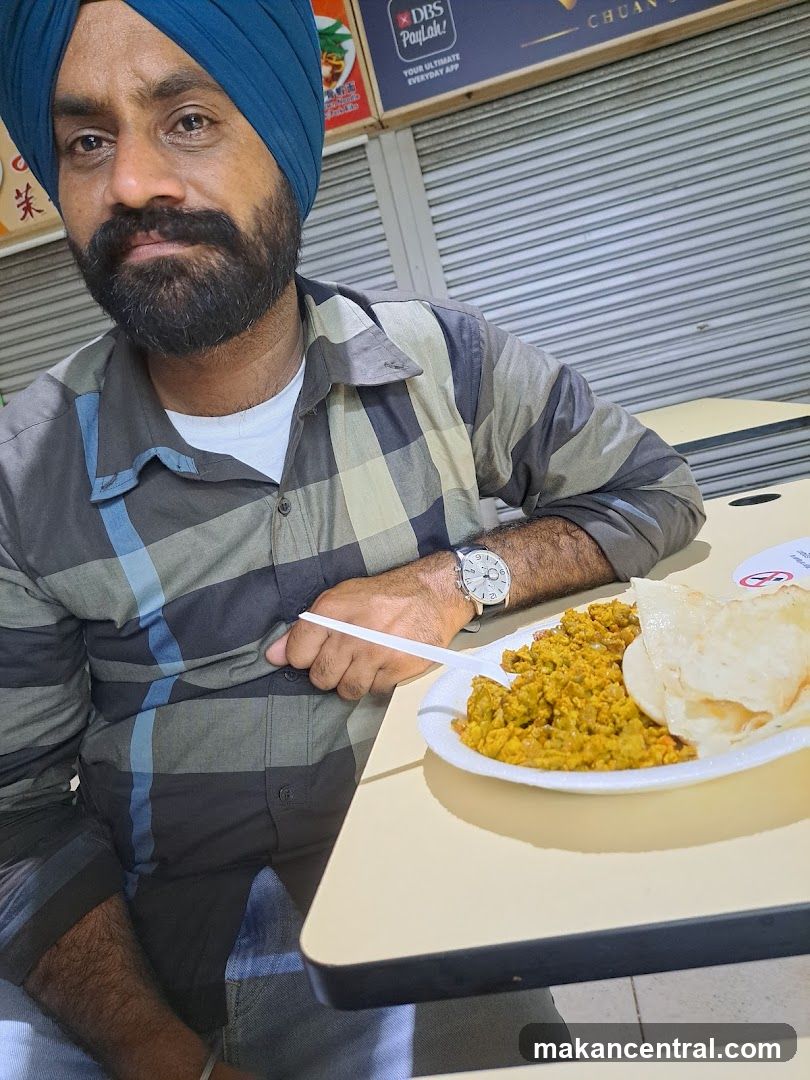 Man with food