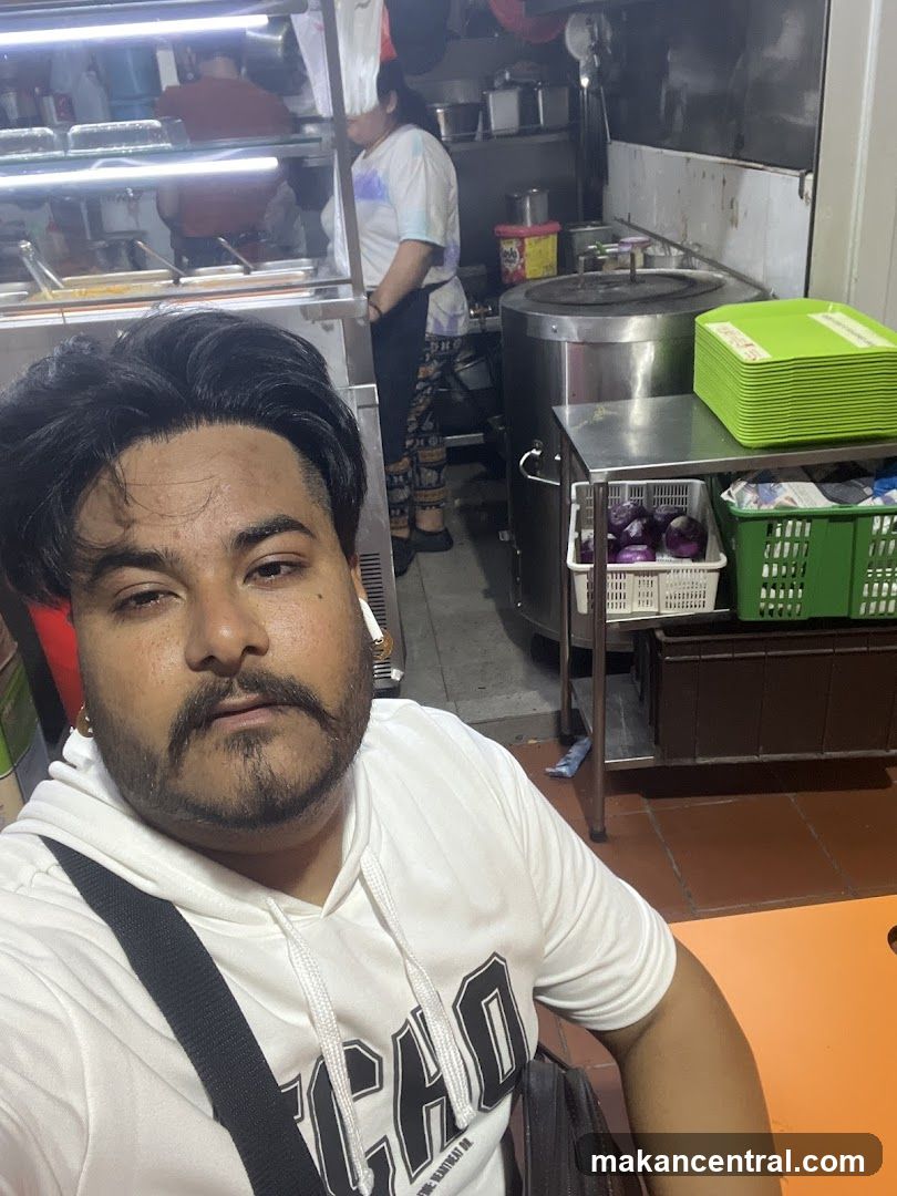 Man in a restaurant kitchen