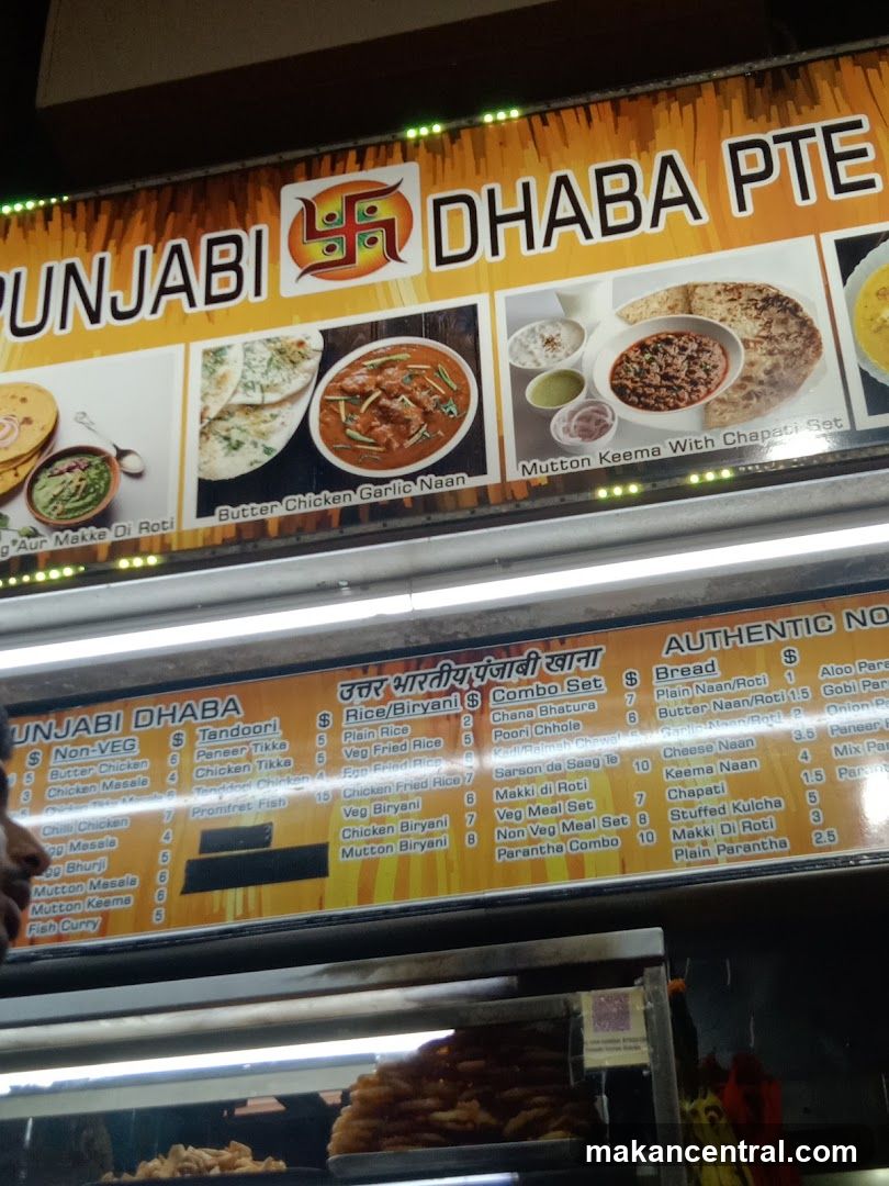 Punjabi Dhaba Menu
