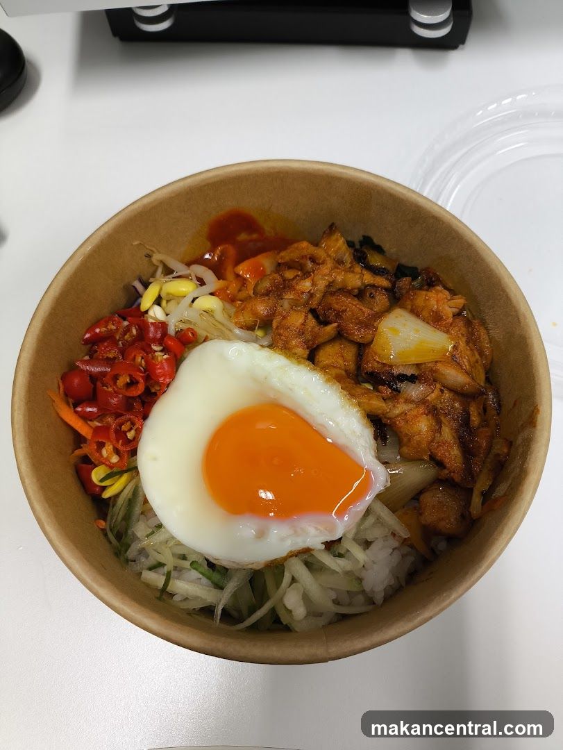 Bibimbap in a Bowl