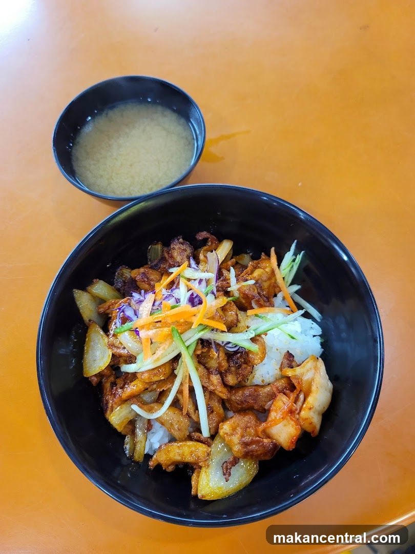 Spicy Pork Rice Bowl