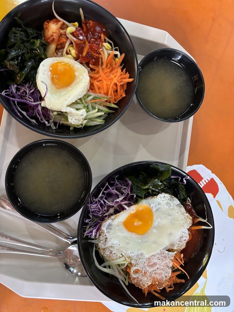 Bibimbap with Miso Soup