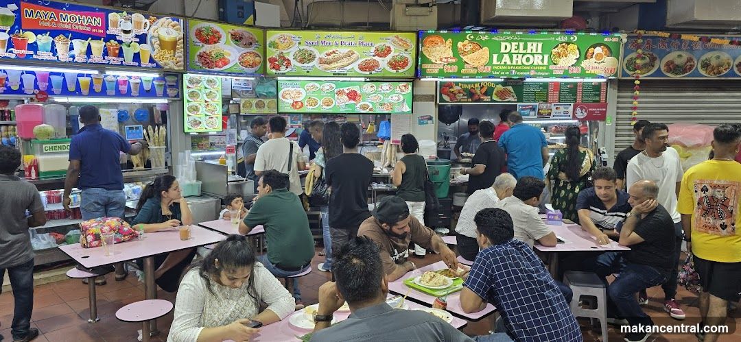Busy Food Stall Area