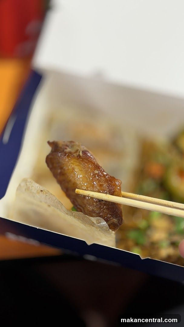 Chicken Wing with Chopsticks