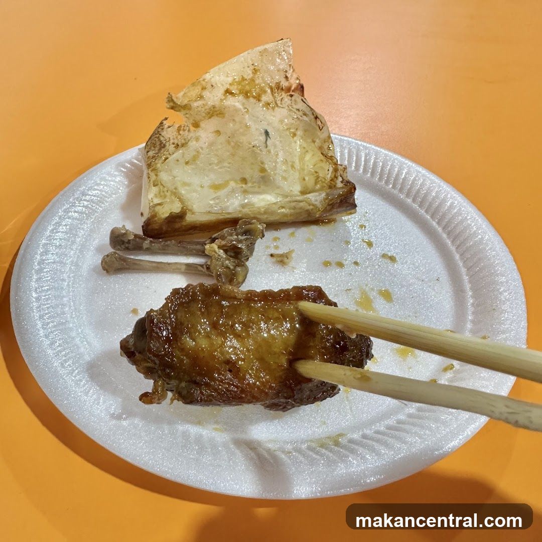 Chicken Wing and Pastry Remnants