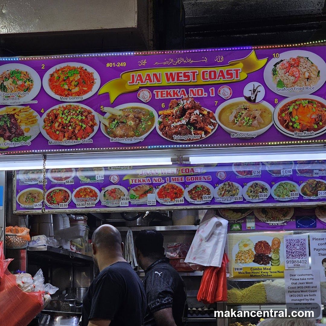 Food Stall Menu