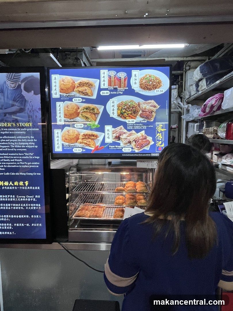 Food Display and Menu