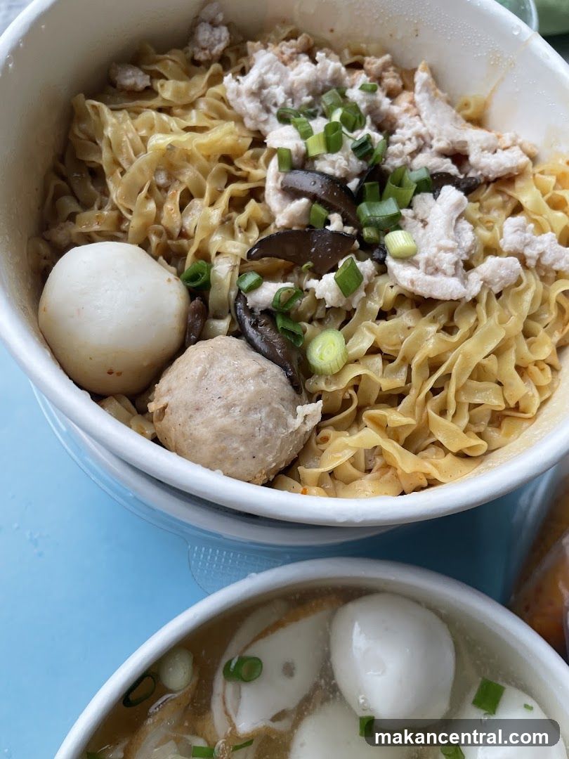 Noodles with Meat and Fish Balls