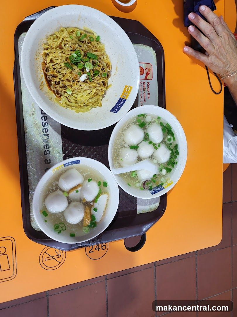 Noodles and Fishball Soup