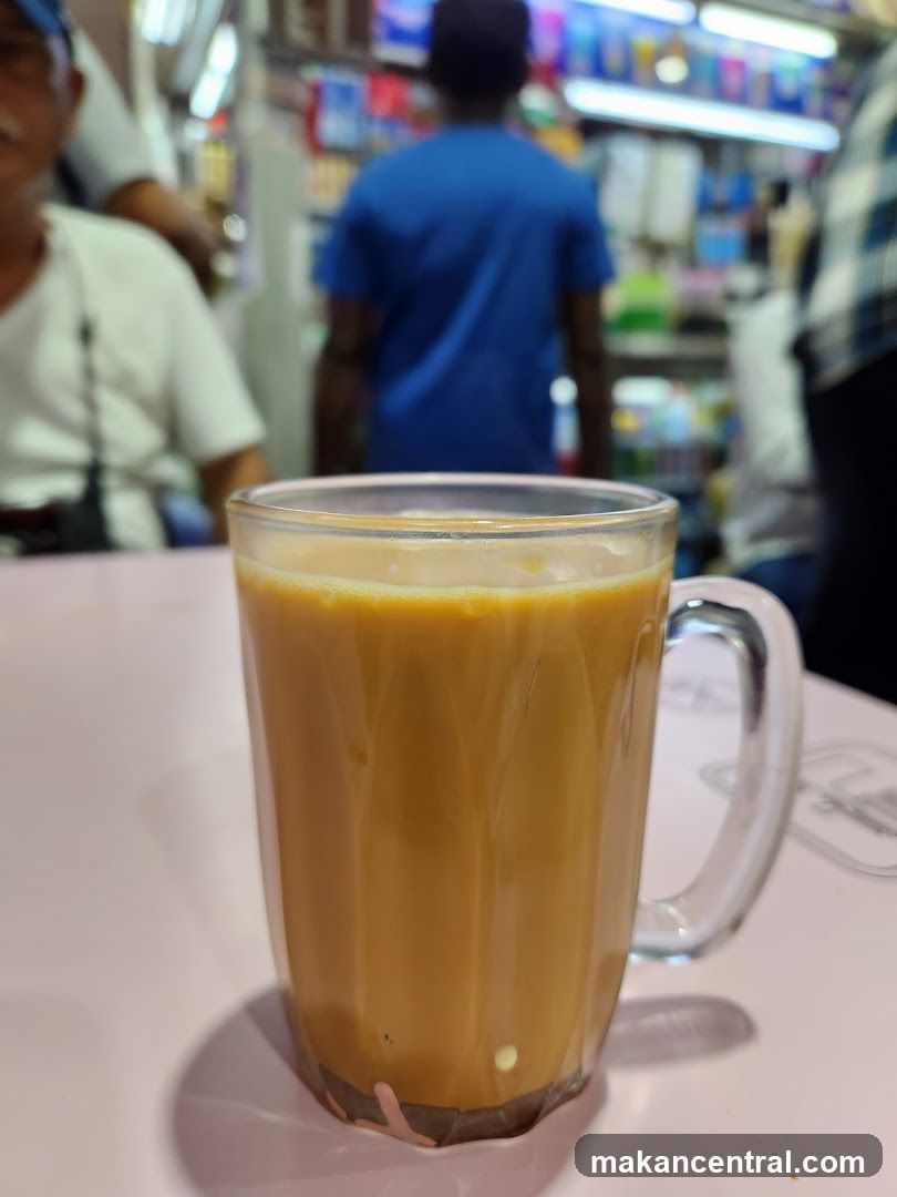 Iced Coffee in a Glass Mug