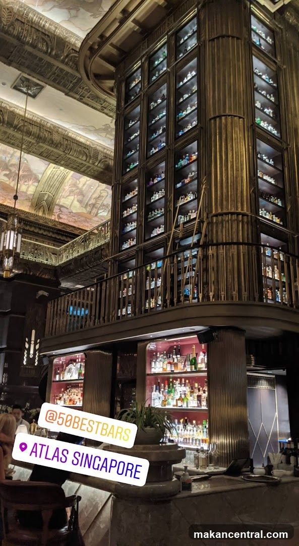 Bar Interior with Bottle Display