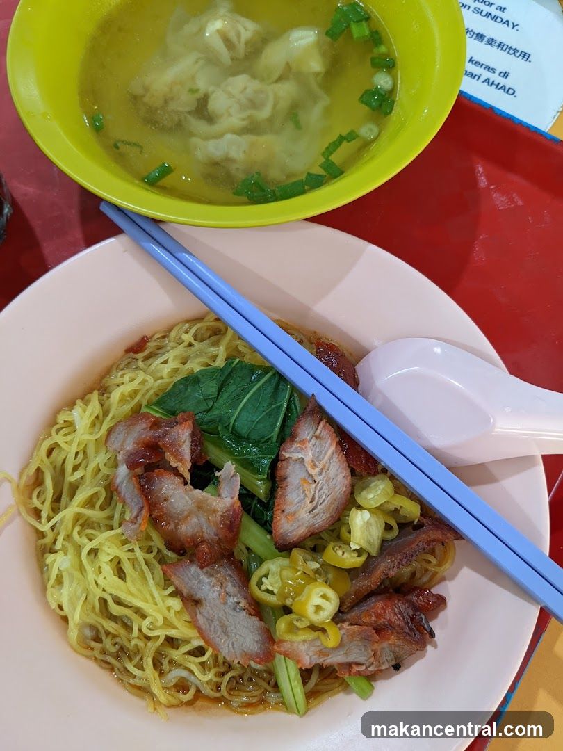 Noodles with Char Siu and Wontons