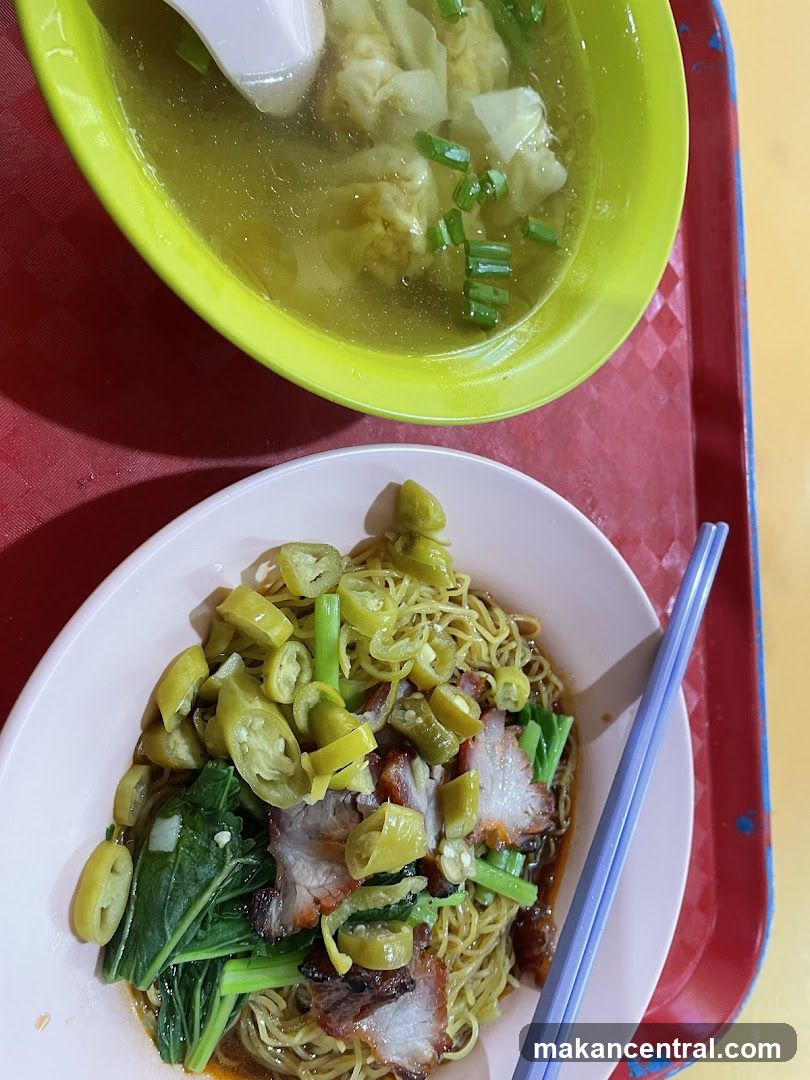 Noodles with Char Siu and Wonton Soup