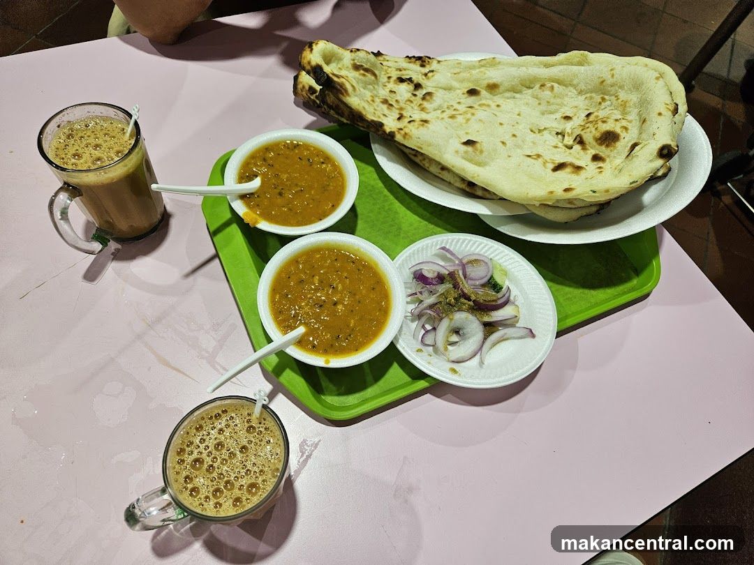 Indian Meal with Tea