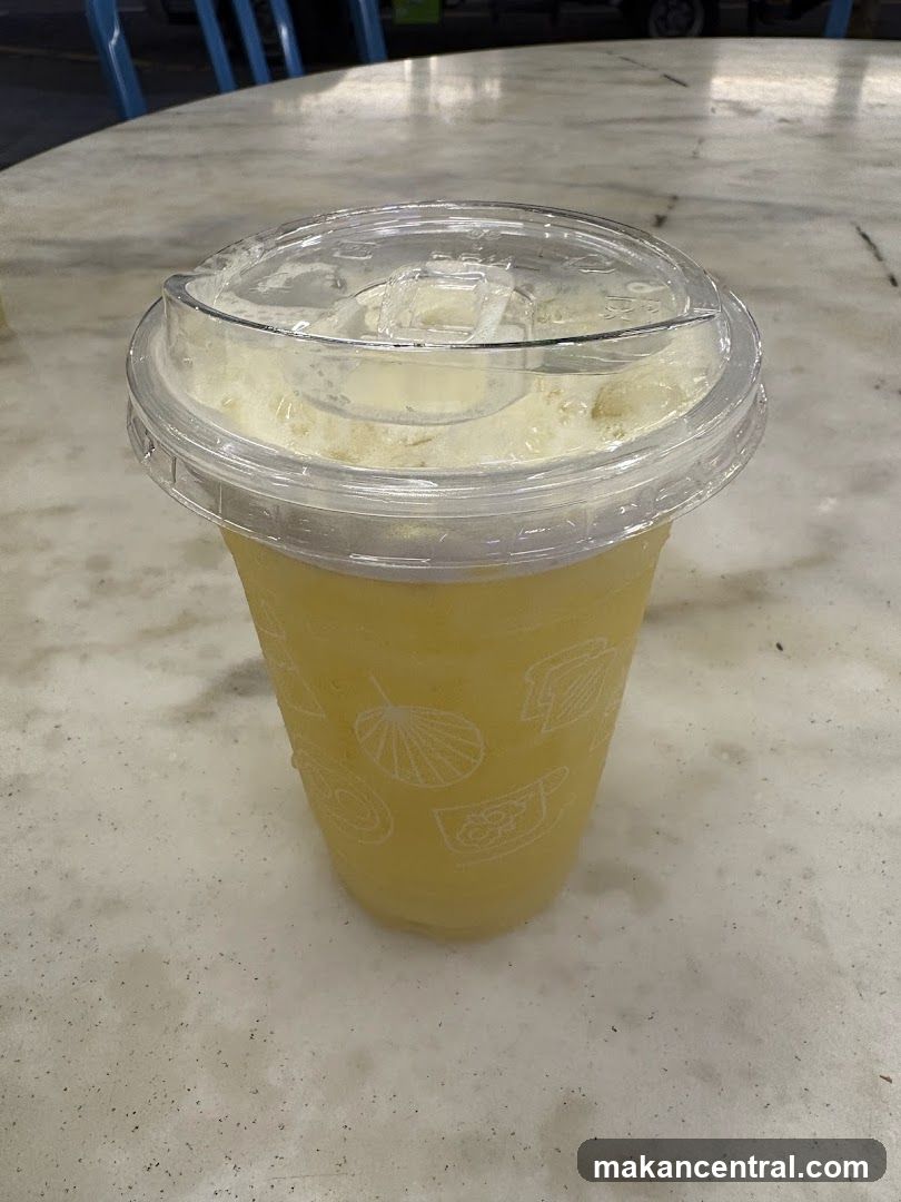 Iced Beverage in a Plastic Cup
