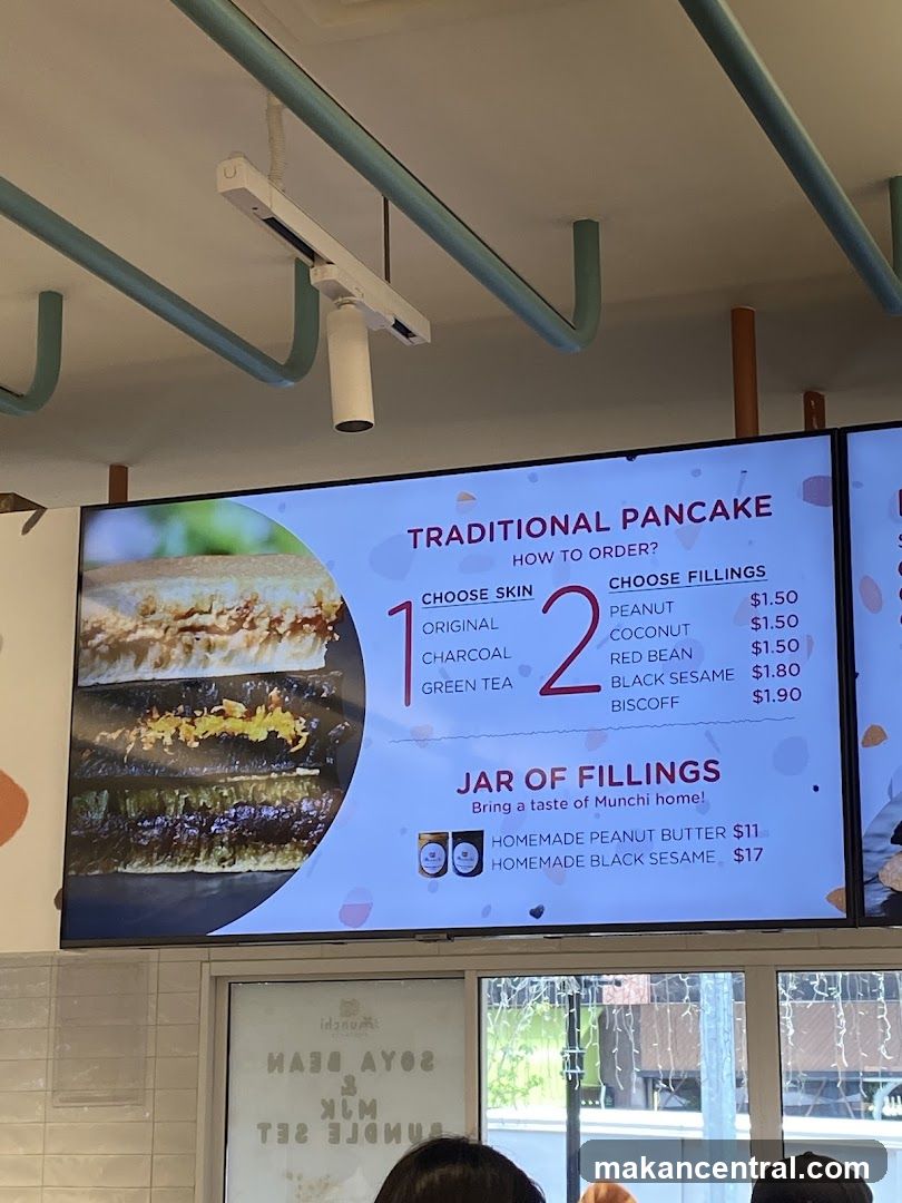 Traditional Pancake Menu