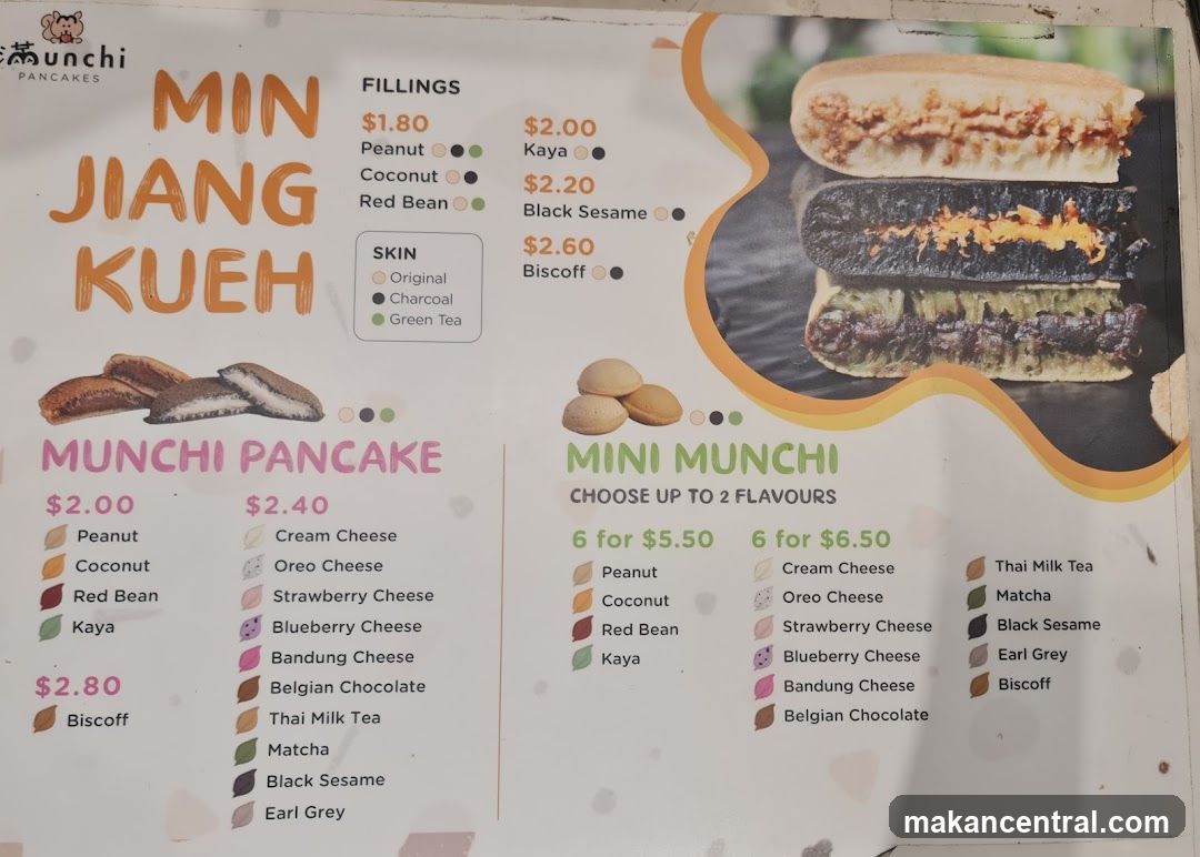 Min Jiang Kueh Menu
