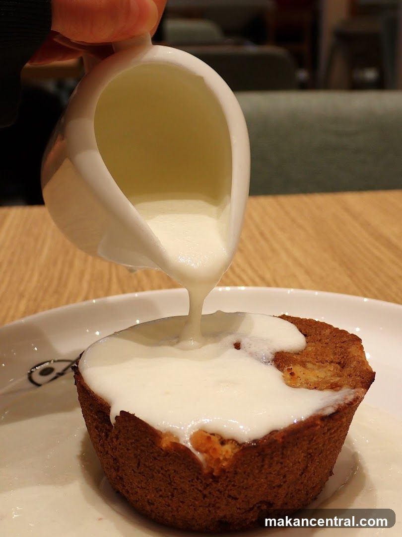 Dessert being served