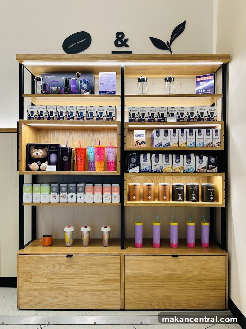 Coffee Shop Merchandise Display