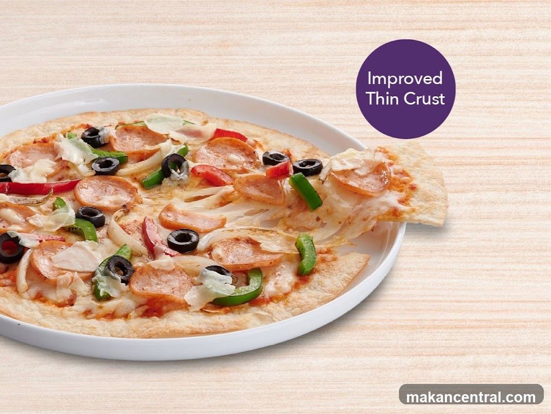 Pizza with Improved Thin Crust