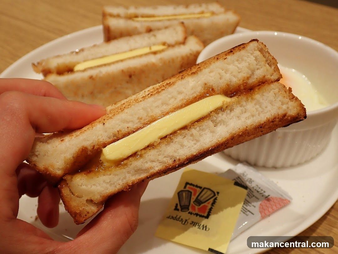 Butter Toast with Soft-Boiled Egg